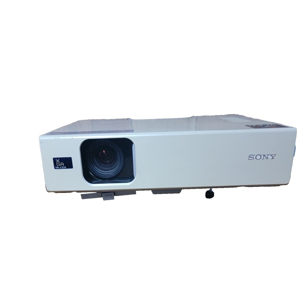 Sony VPL-CX76 2500 Lumns 1024x769 XGA Portable Projector *No  cords*untested